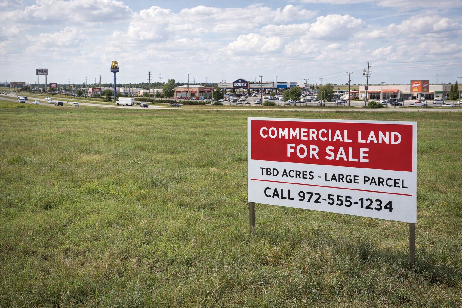 Ellis County TX commercial land