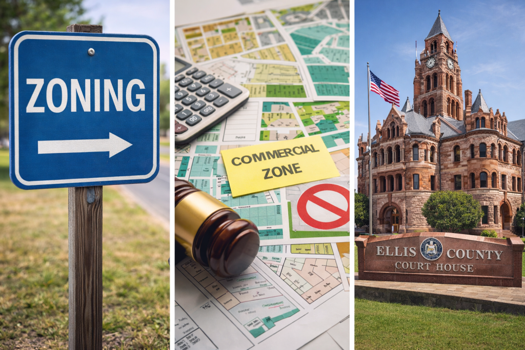 Ellis County commercial land zoning