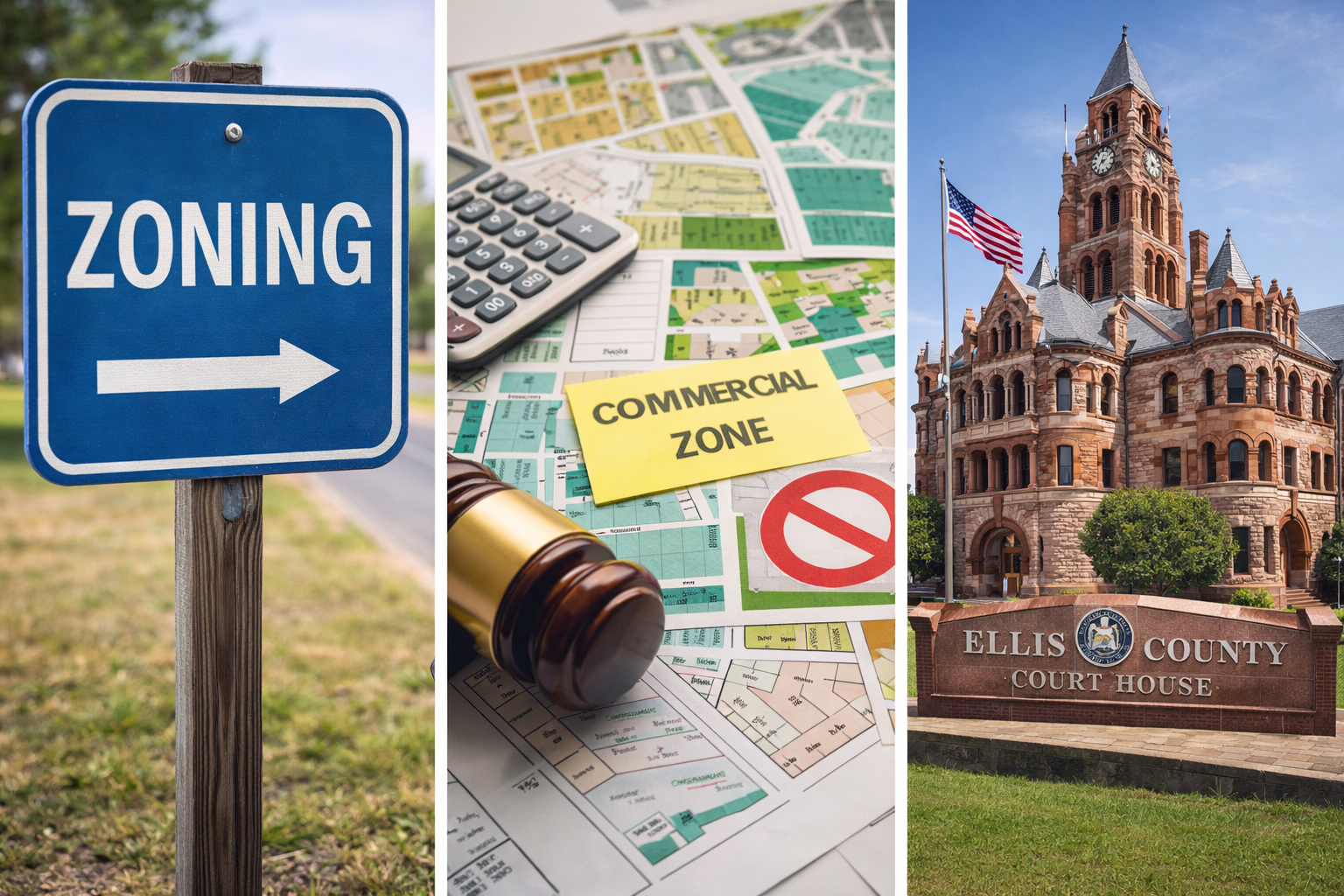 Ellis County commercial land zoning