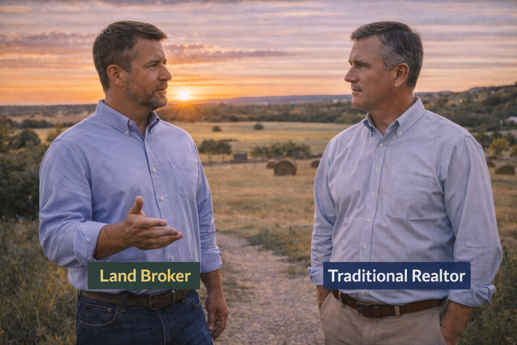 land broker vs realtor