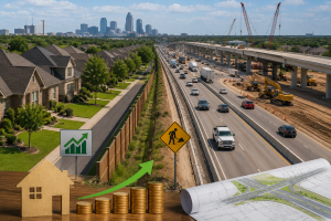 highway expansion property values Texas