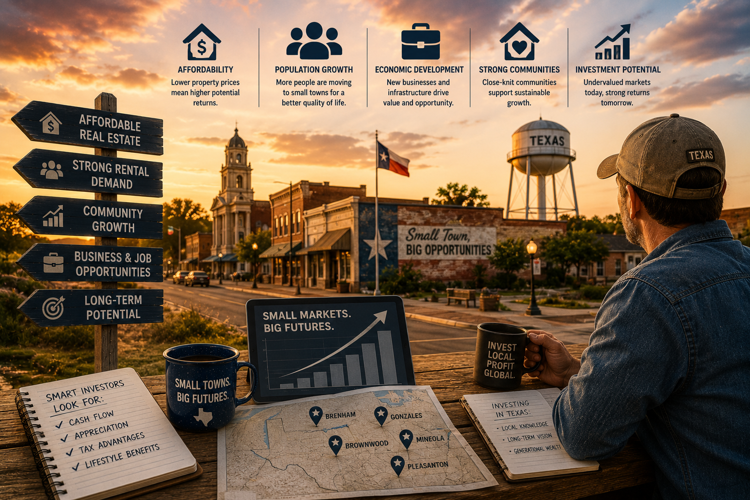 small town Texas real estate investing