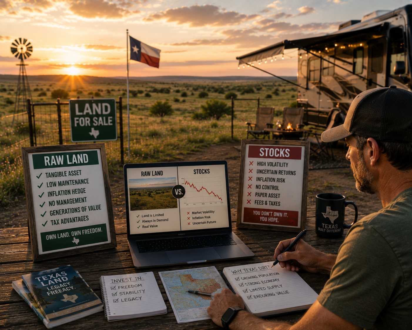 investing in raw land texas